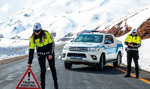 Erzurum merkezde bir ayda 90 kaza