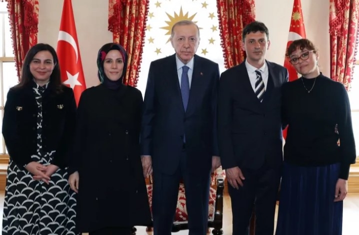 Cumhurbaşkanı Erdoğan, Mattia Ahmet Minguzzi'nin ailesiyle görüştü