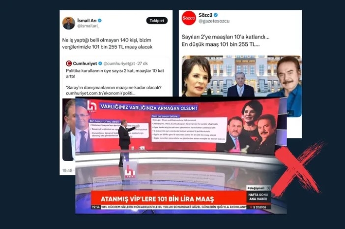 Politika Kurulları’nın maaşlarıyla ilgili İletişim Başkanlığı’ndan yalanlama