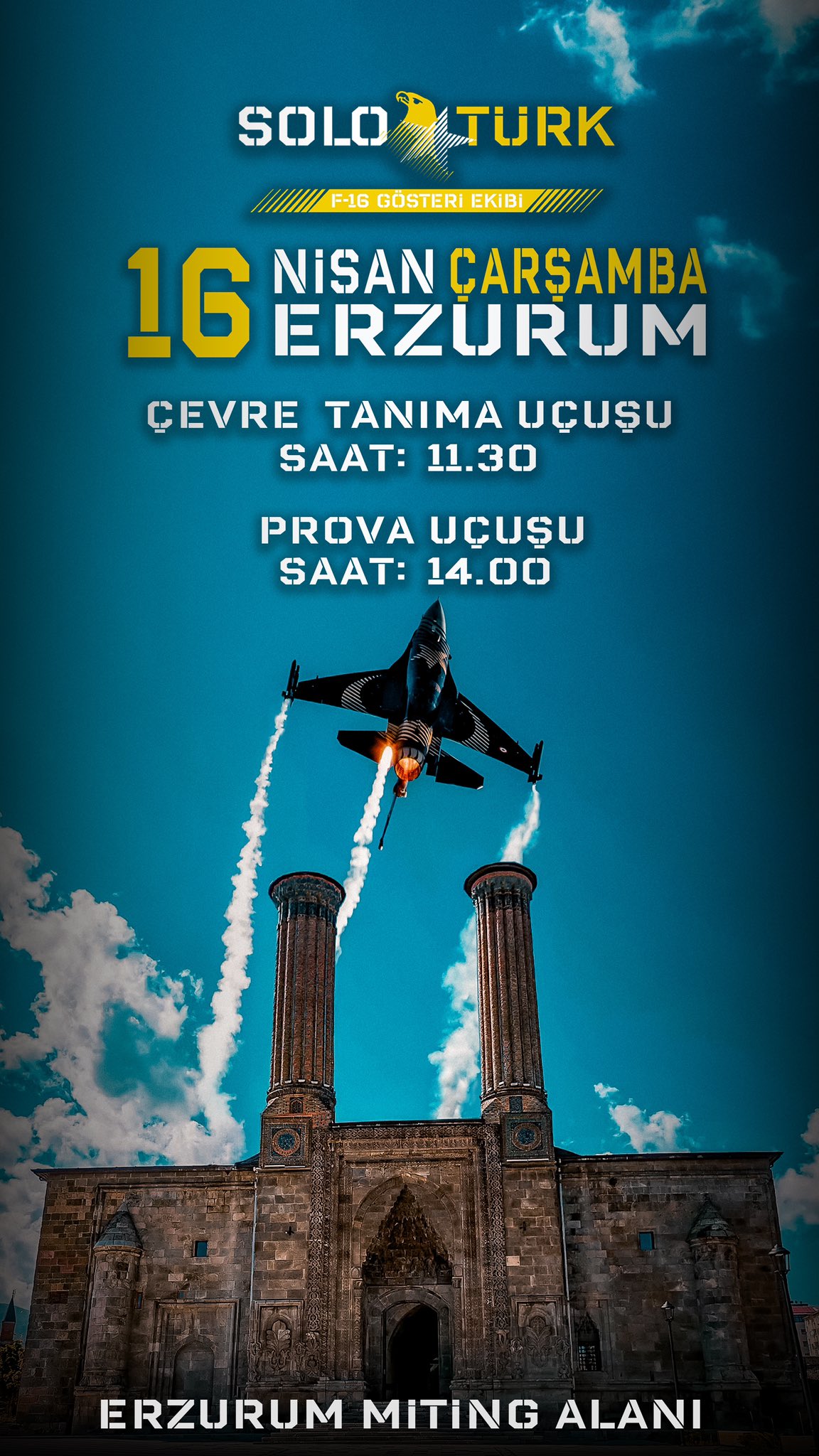 SOLOTÜRK, Erzurum semalarında!