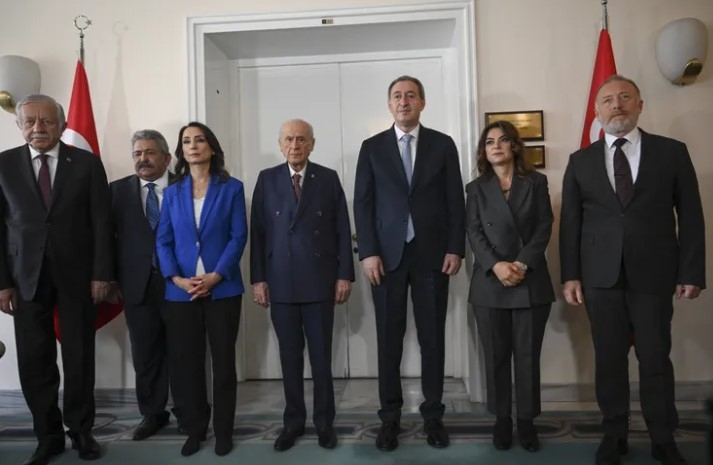 MHP Lideri Bahçeli, DEM Parti Temsilcileriyle Bir Araya Geldi