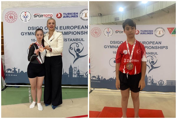 Erzurumlu özel sporculardan Avrupa'da gururlandıran başarı