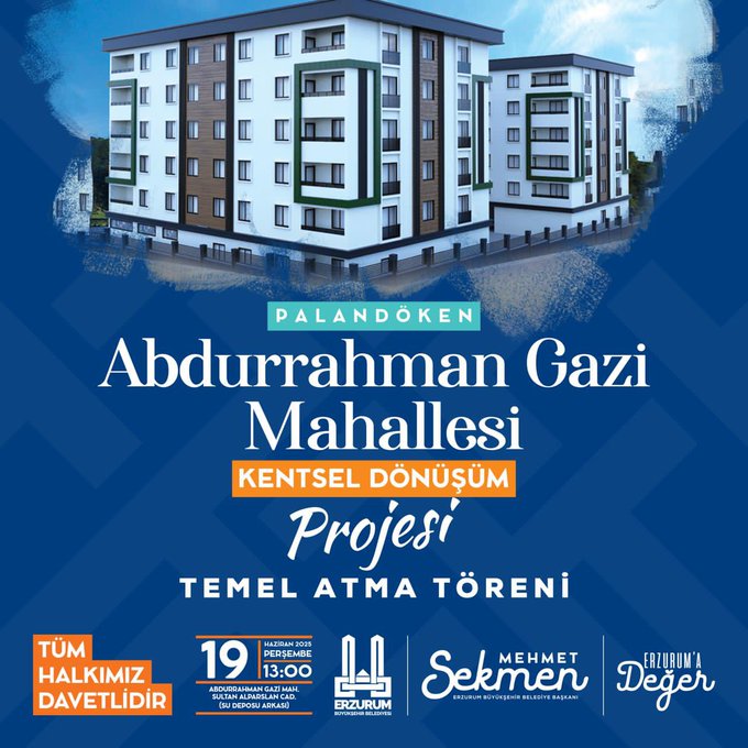 Abdurrahman Gazi Mahallesi’nde kentsel dönüşüm başlıyor