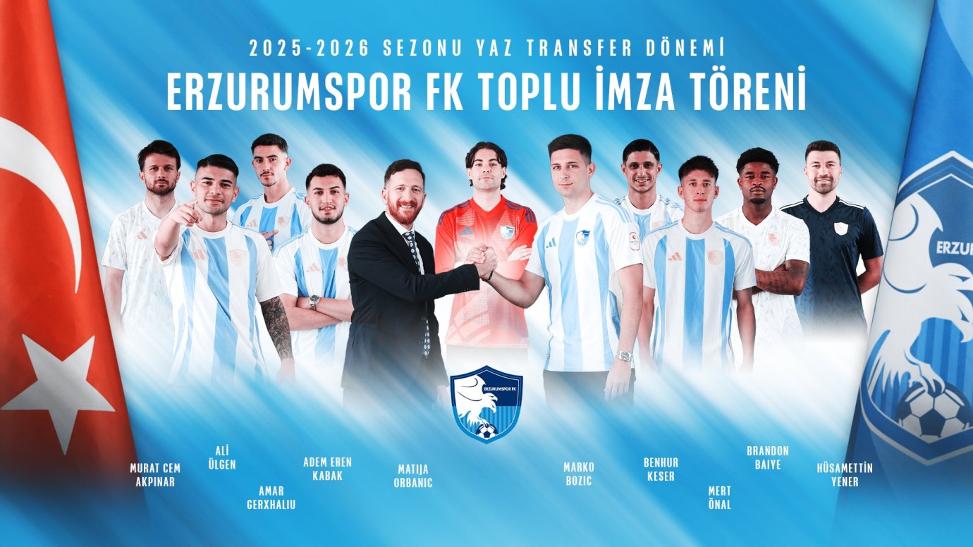 Erzurumspor'da toplu imza töreni bugün gerçekleşiyor