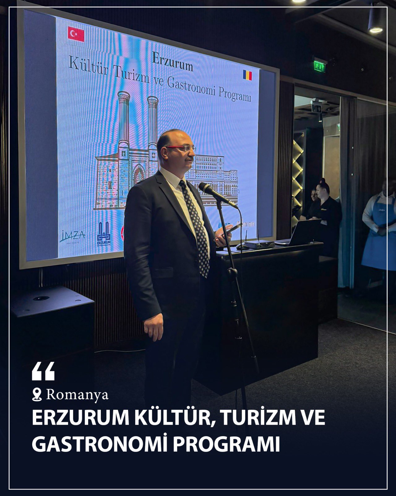 Erzurum'un gastronomi mirası Romanya'da tanıtıldı