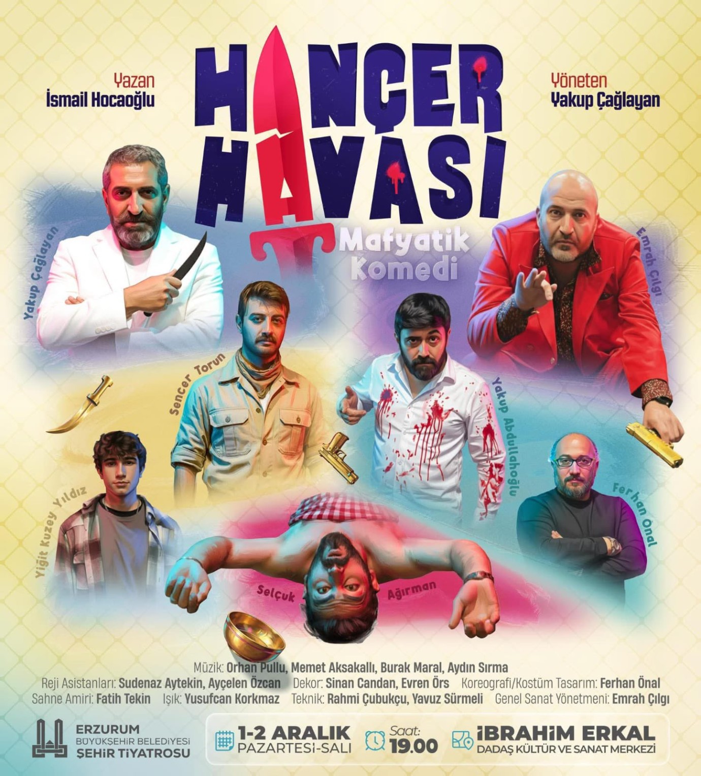 ‘Hançer Havası’ izleyiciyle buluşuyor: Şehir tiyatrosundan yeni sezon oyunu