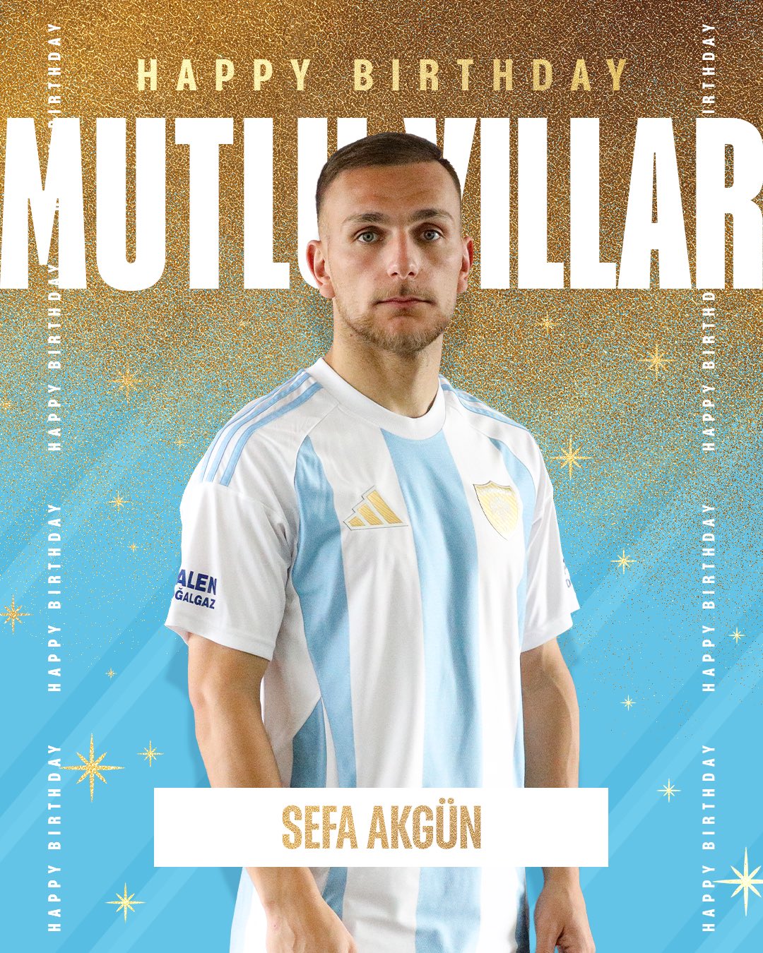 Erzurumspor FK'dan Sefa Akgün'e doğum günü mesajı